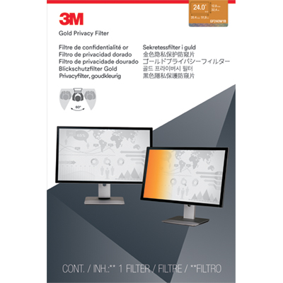3M&trade; Gold Privacy Filter for 24 Widescreen Monitor (1610)